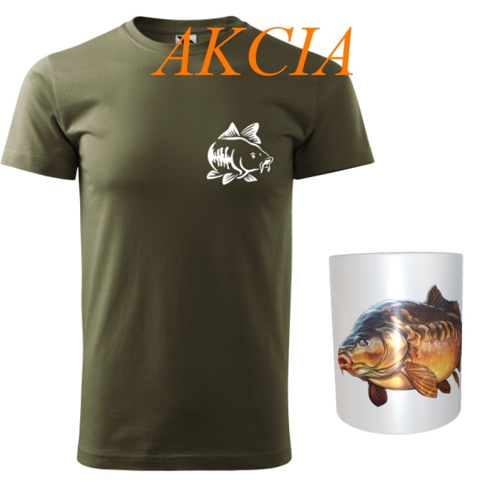 Detské Tričko Kapor biely + hrnček 1 tricko s potlacou-kapor-hrncek A